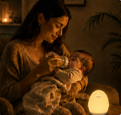 Veilleuse bébé et allaitement : bien s'organiser la nuit