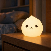Veilleuse bébé Casper en forme de fantôme, lumière ambre chaude, Amidenuit