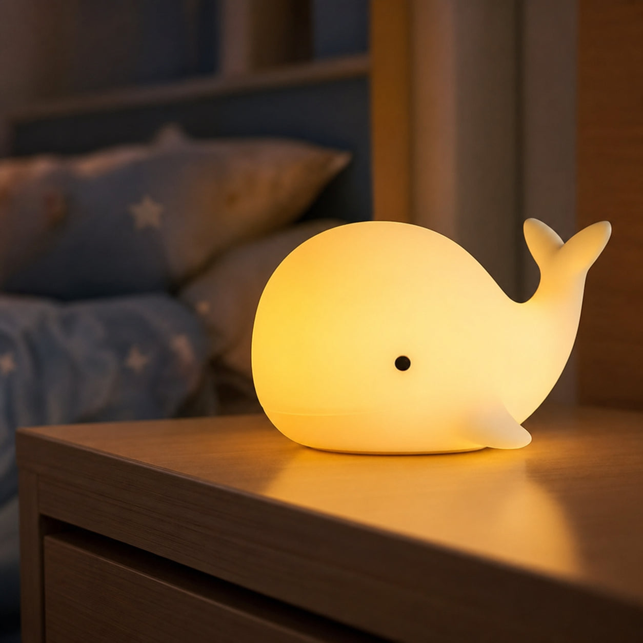 Veilleuse bébé Compagnon Baleine — Wally