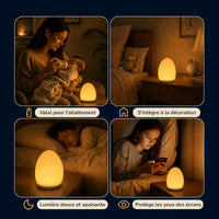 Veilleuse enfant douce Coco, lumière chaude apaisante, Amidenuit