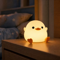 Veilleuse bébé Duffy en forme de canard, lumière ambre chaude, Amidenuit