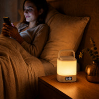Veilleuse adulte tactile Halo, diffusion de lumière à 360°, Amidenuit