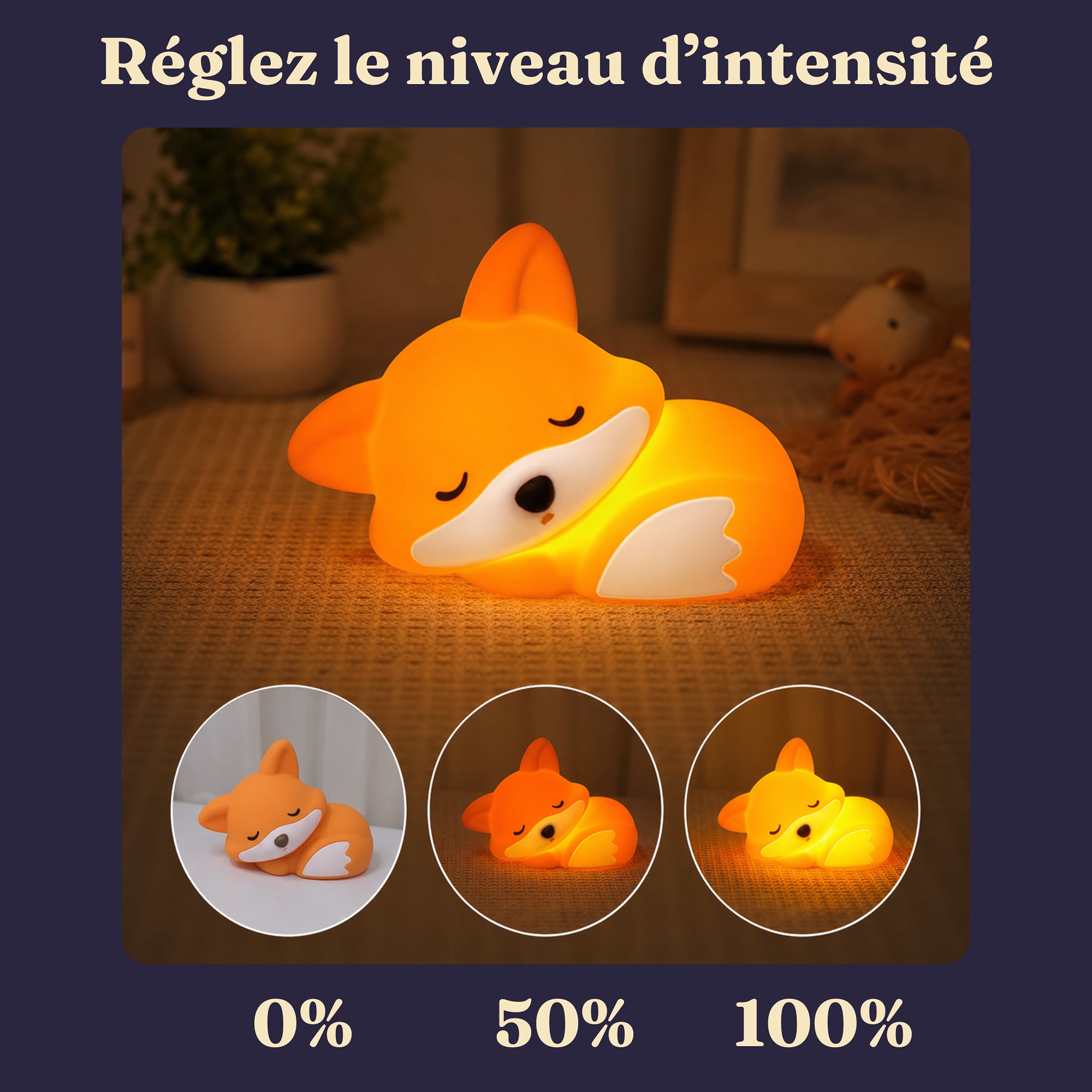 Veilleuse enfant Compagnon Renard — Foxy