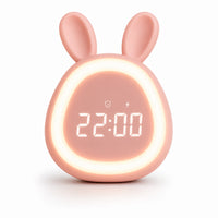 Réveil enfant veilleuse Lapino en forme de lapin, Amidenuit