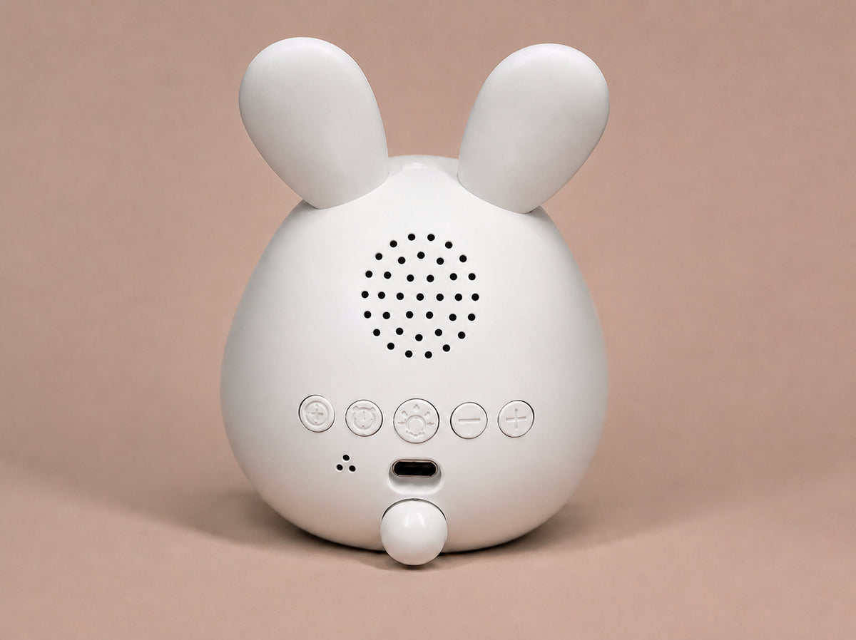 Réveil enfant veilleuse Lapino en forme de lapin, Amidenuit