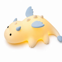 Veilleuse enfant Névé en forme de dragon des glaces, lumière chaude, Amidenuit