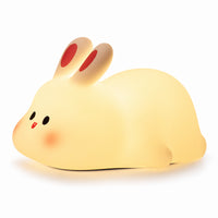 Veilleuse bébé Nino en forme de lapin, lumière ambre chaude, Amidenuit