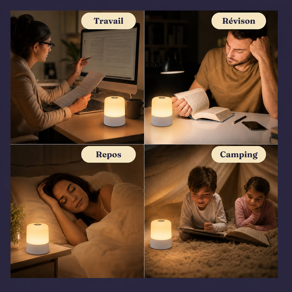 Veilleuse adulte d'ambiance Orbe, Amidenuit