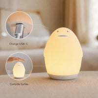 Veilleuse enfant Pino, compagnon lumineux, Amidenuit