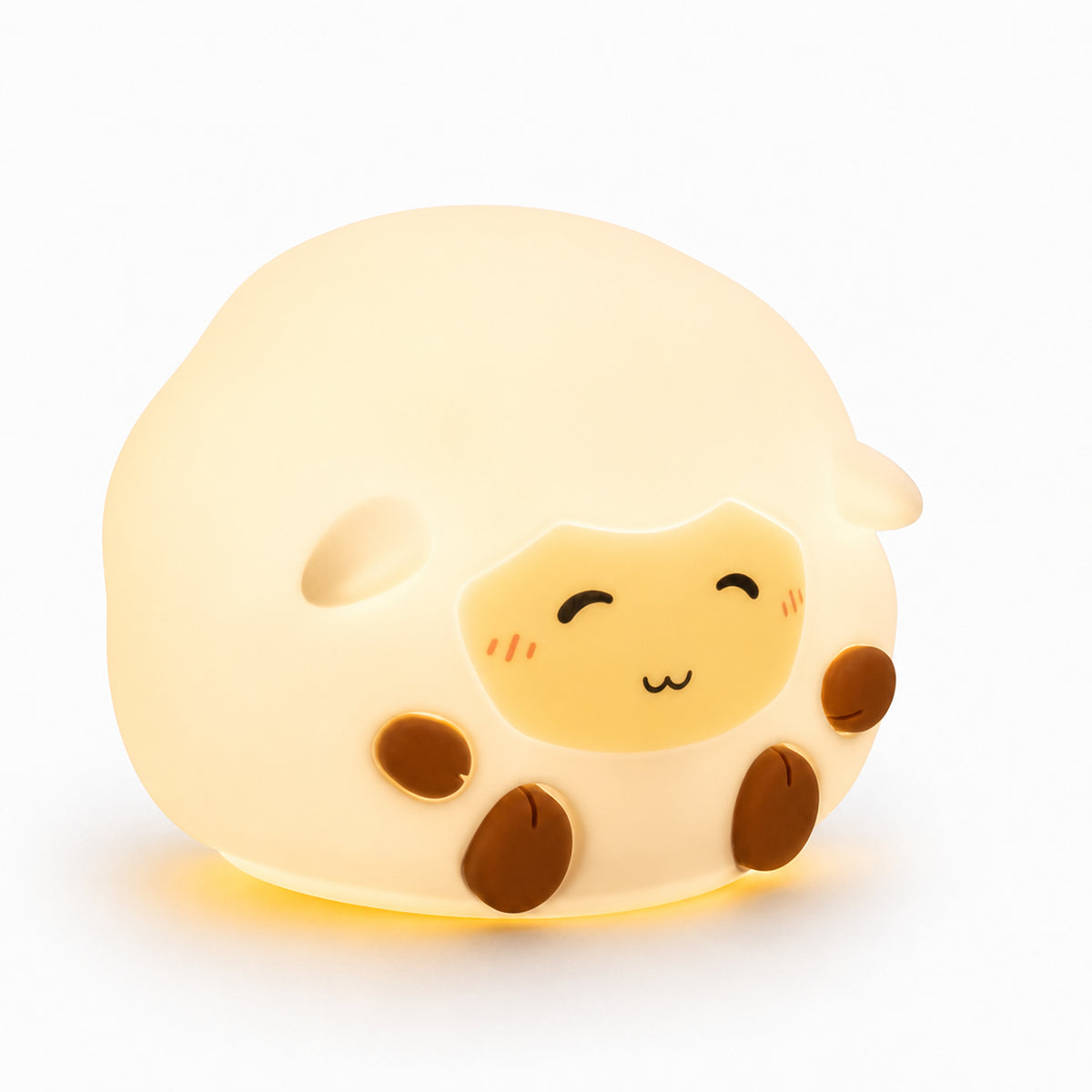 Veilleuse bébé Rosie en forme de mouton, lumière ambre chaude, Amidenuit