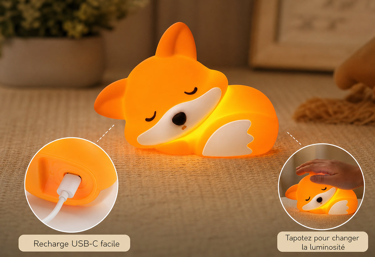 Veilleuse enfant Compagnon Renard — Foxy