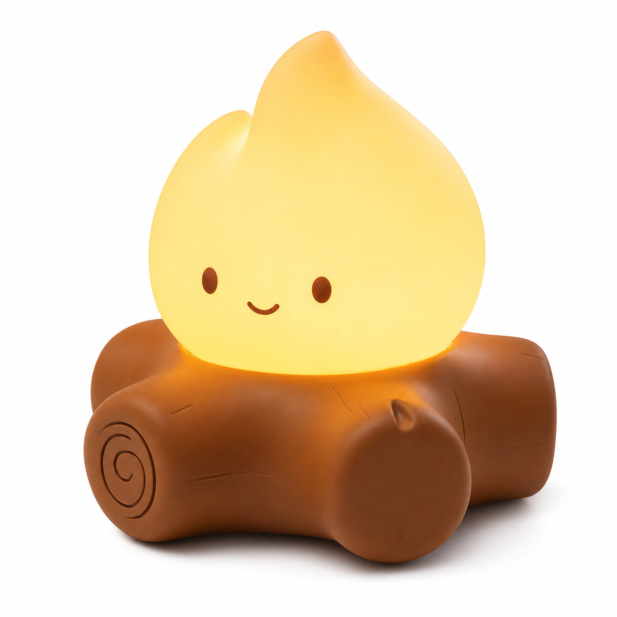 Veilleuse enfant Braise en forme de flamme, bruit blanc et lumière chaude, Amidenuit